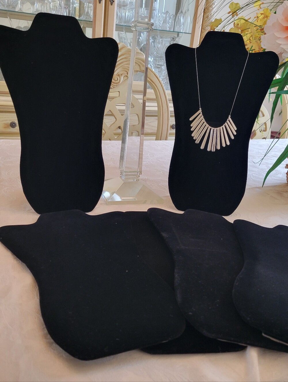 Tall Necklace Display Easel  - Set of 6